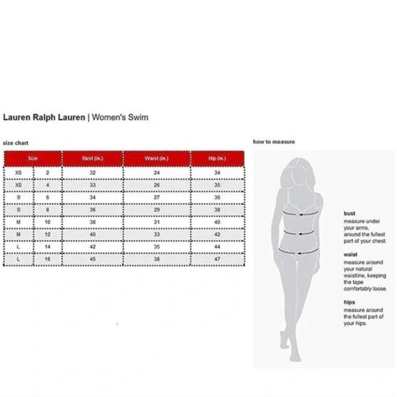 2/$30 Lauren Ralph Lauren Beach Club Bikini Top Olive Green Underwire Size 10 - Picture 9 of 10